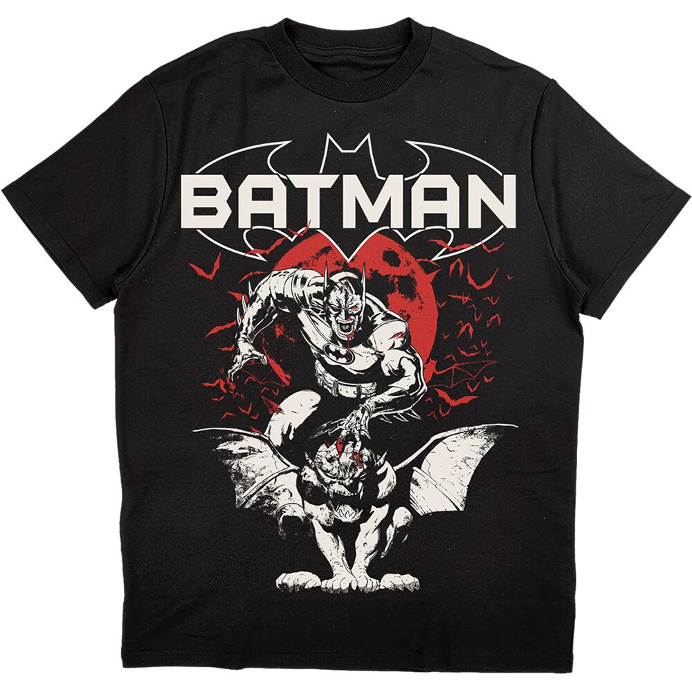 DC Comics Unisex T-Shirt: Batman Gargoyle (Medium)