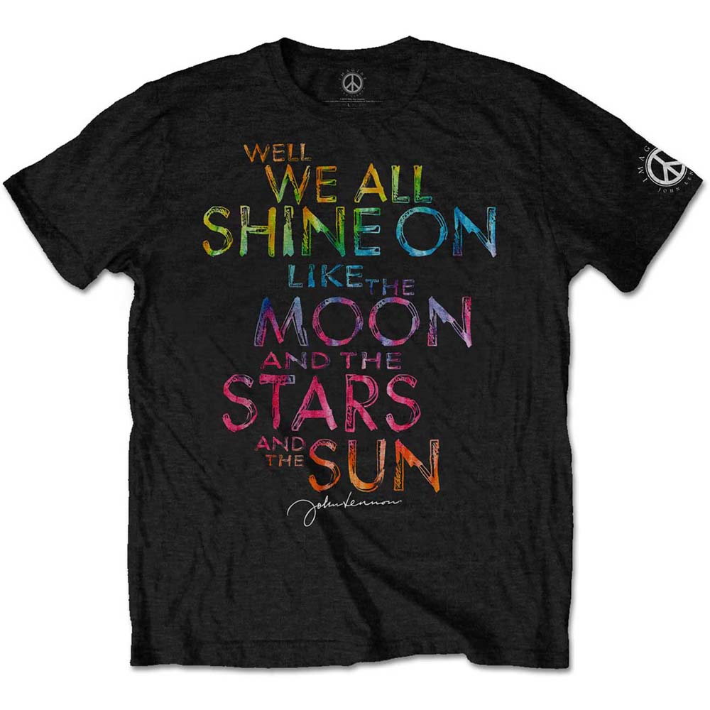 John Lennon Unisex T-Shirt: Shine On (Medium)