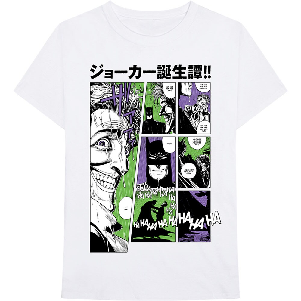 DC Comics Unisex T-Shirt: Joker Sweats Manga (Large)