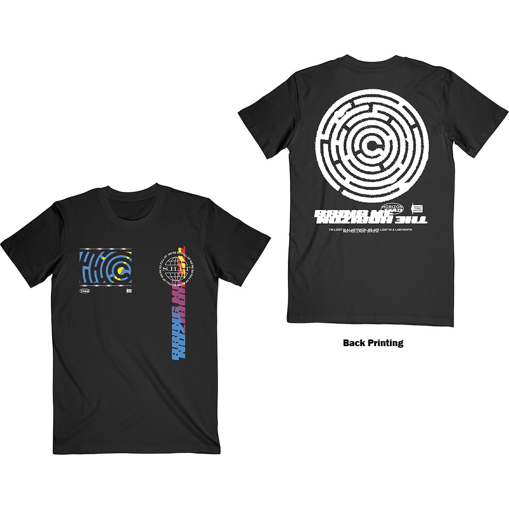 Bring Me The Horizon Unisex T-Shirt: Labyrinth (Back Print) (Medium)