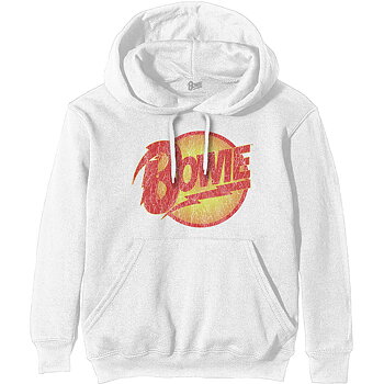 David Bowie hoodie: Vintage Diamond Dogs Logo - storlek XXS-XXL