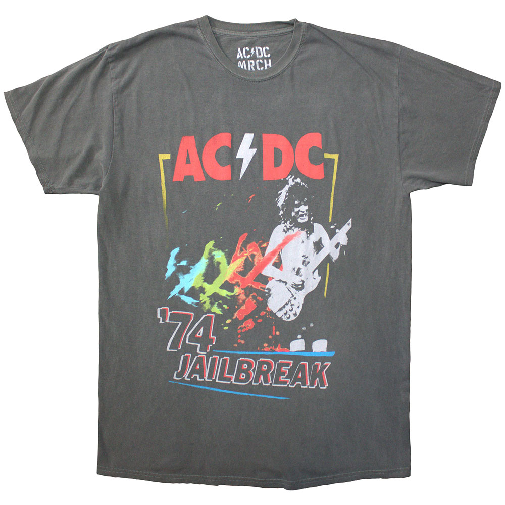 AC/DC Unisex T-Shirt: Vintage '74 Jailbreak (XXXX-Large)
