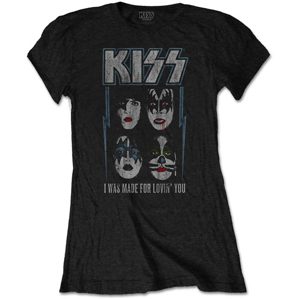KISS t-shirt: Made For Lovin' You - size XS-XXL