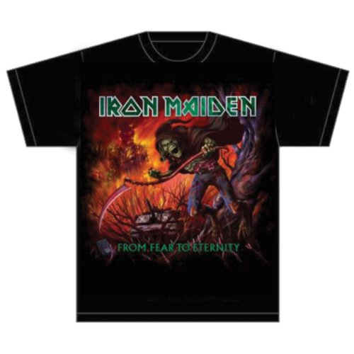 Iron Maiden Unisex T-Shirt: From Fear to Eternity Album (Medium)