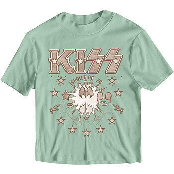 KISS Dam Crop Top: Spirit of '76 (Wash Collection) 