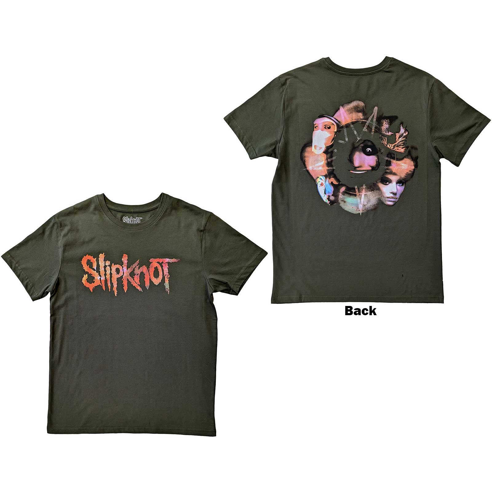 Slipknot Unisex T-Shirt: Adderall (Back Print) (Medium)