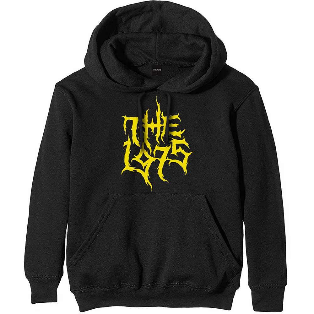 The 1975 Unisex Pullover Hoodie: Gold Logo (Large)