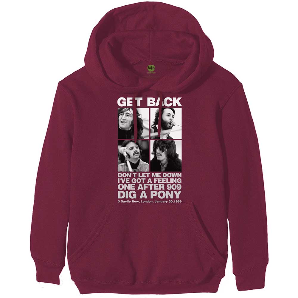 The Beatles Unisex Pullover Hoodie: 3 Savile Row (Large)