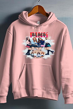 BlackPink Kpop Kids Hoodie - Bags - Pink - Unisex