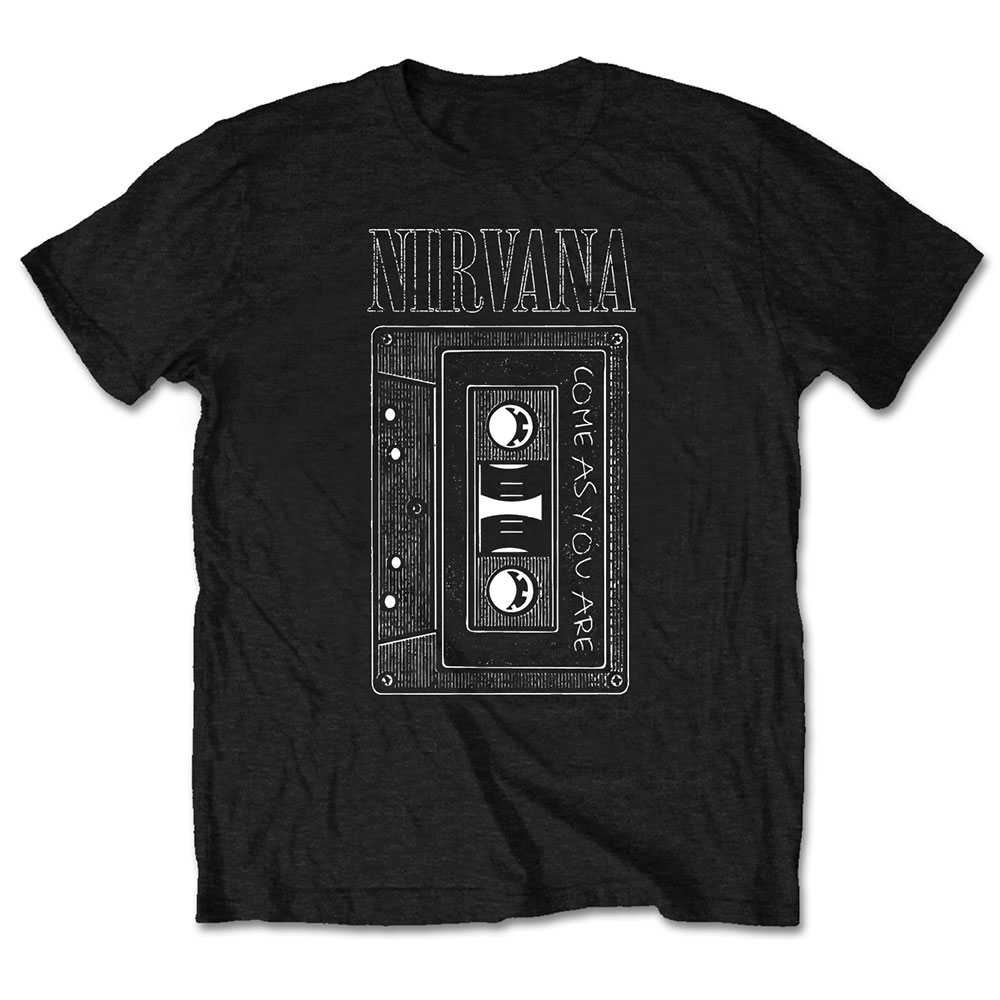 Nirvana Unisex T-Shirt: As You Are Tape (Large)