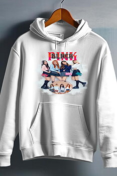BlackPink Kpop Kids Hoodie - Bags - White - Unisex