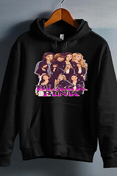 BlackPink Kpop Kids Hoodie - Tracksuits - Black - Unisex