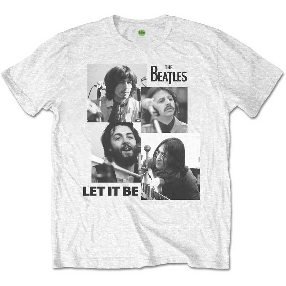 The Beatles Unisex T-Shirt: Let it Be (Retail Pack) (Large)