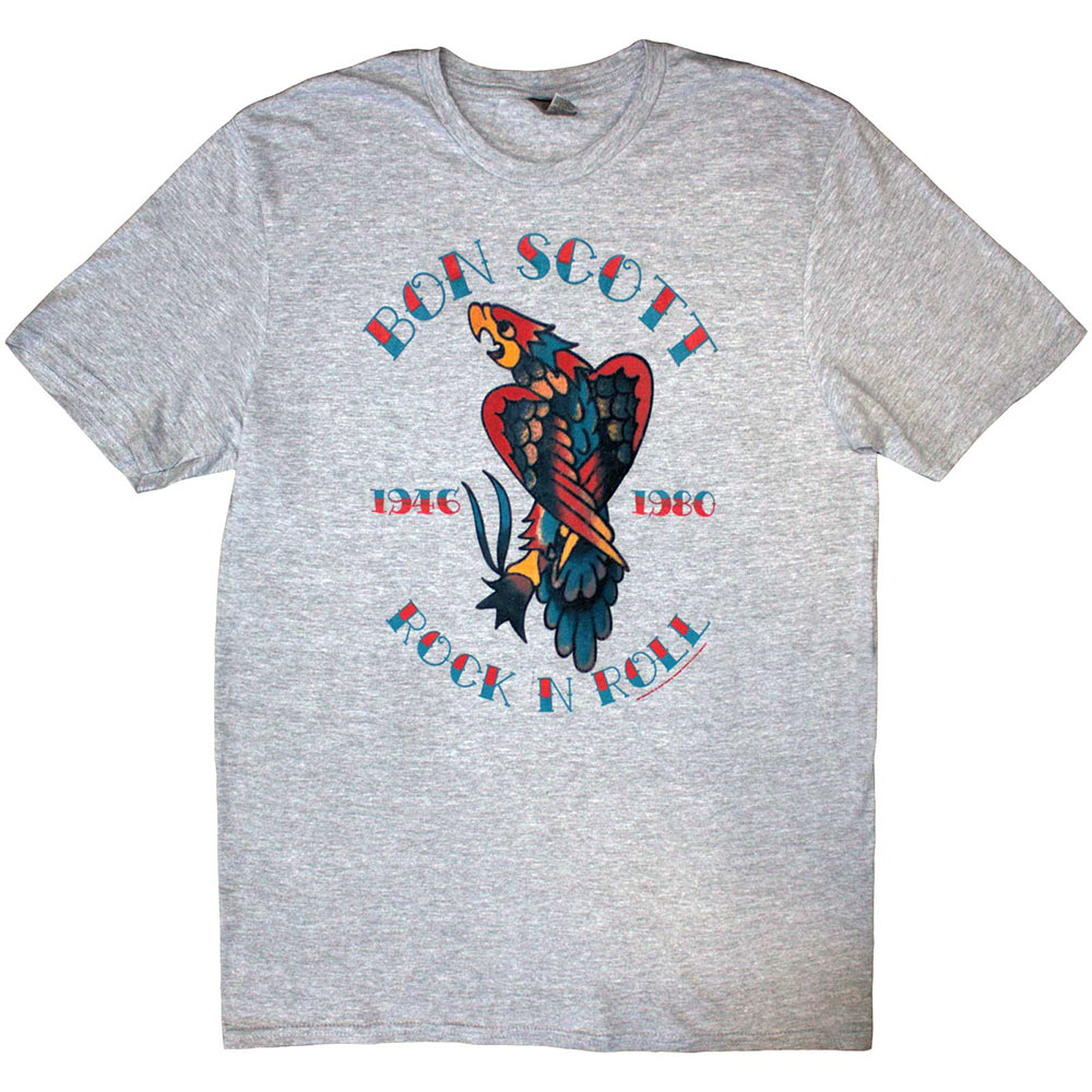Bon Scott Unisex T-Shirt: Rock N Roll (X-Large)