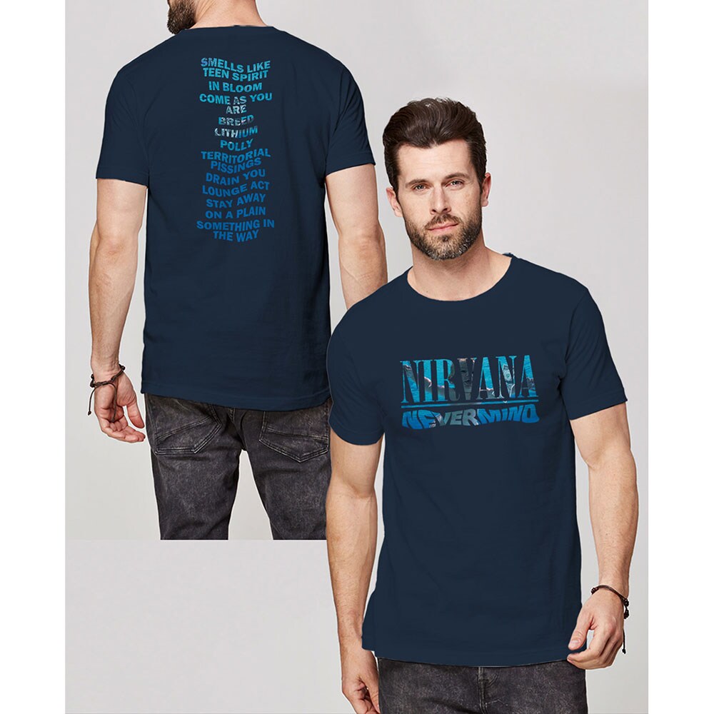 Nirvana Unisex T-Shirt: Nevermind (Back Print) (Small)