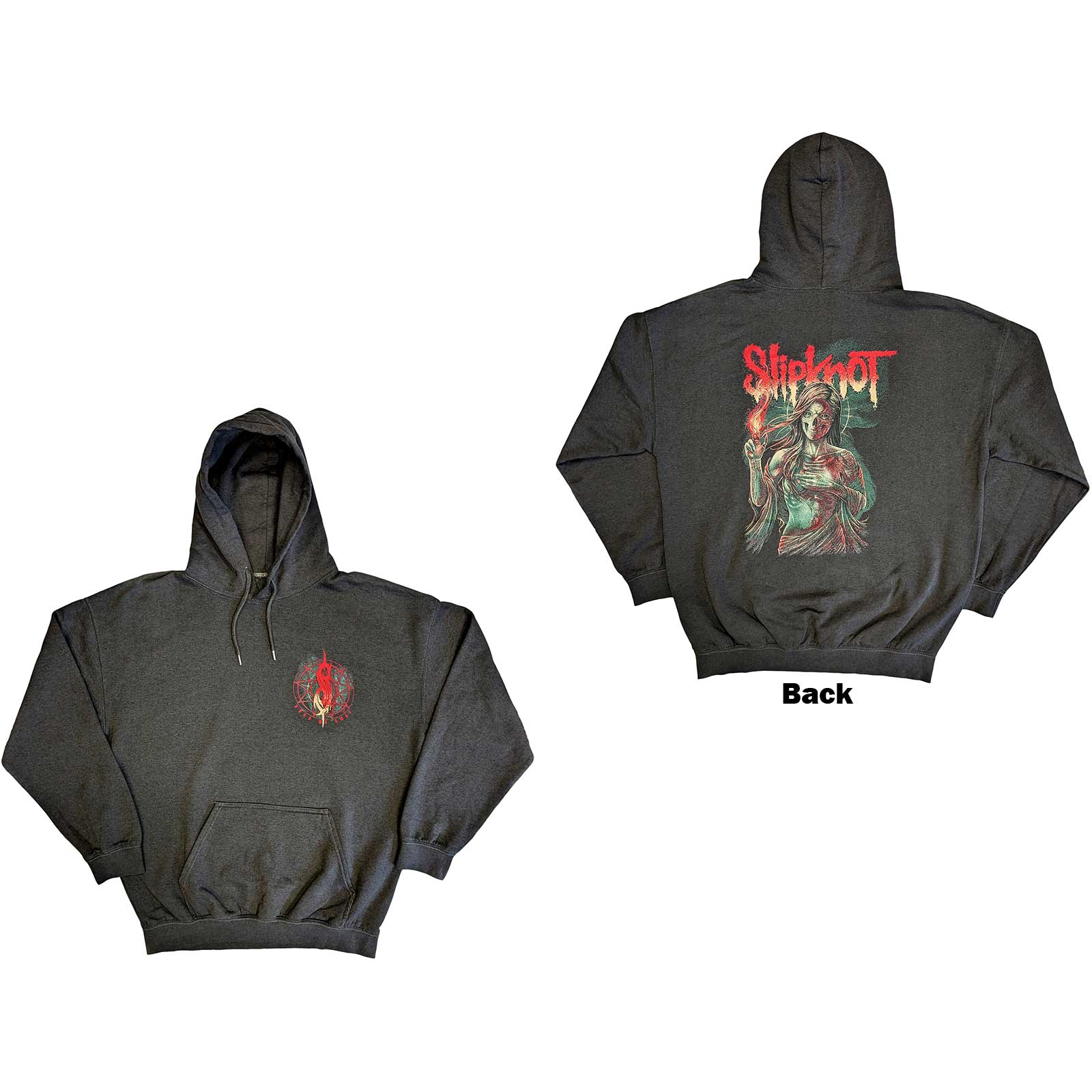 Slipknot Unisex Pullover Hoodie: Burn Me Away (Back Print) (Small)