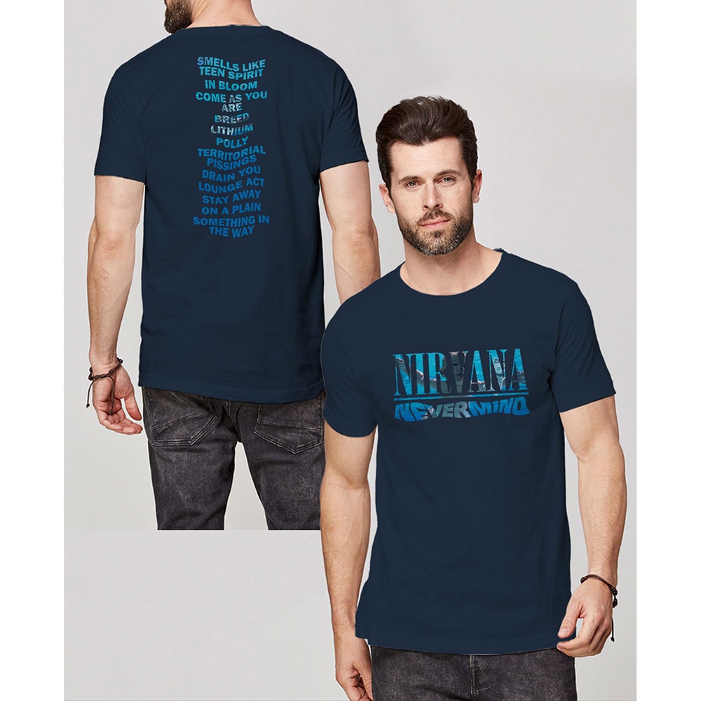 Nirvana Unisex T-Shirt: Nevermind (Back Print) (XX-Large)