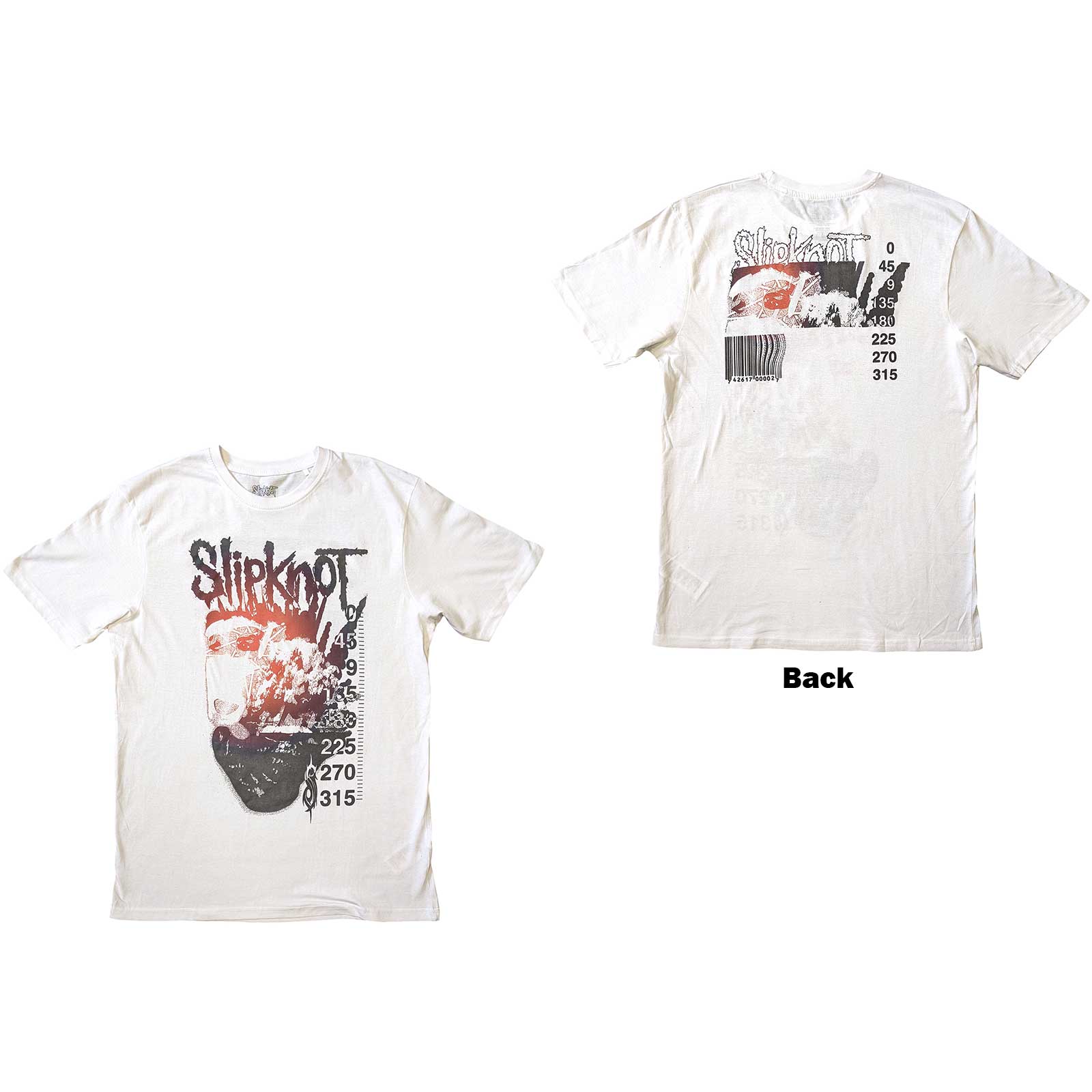 Slipknot Unisex T-Shirt: The End (Back Print) (Small)