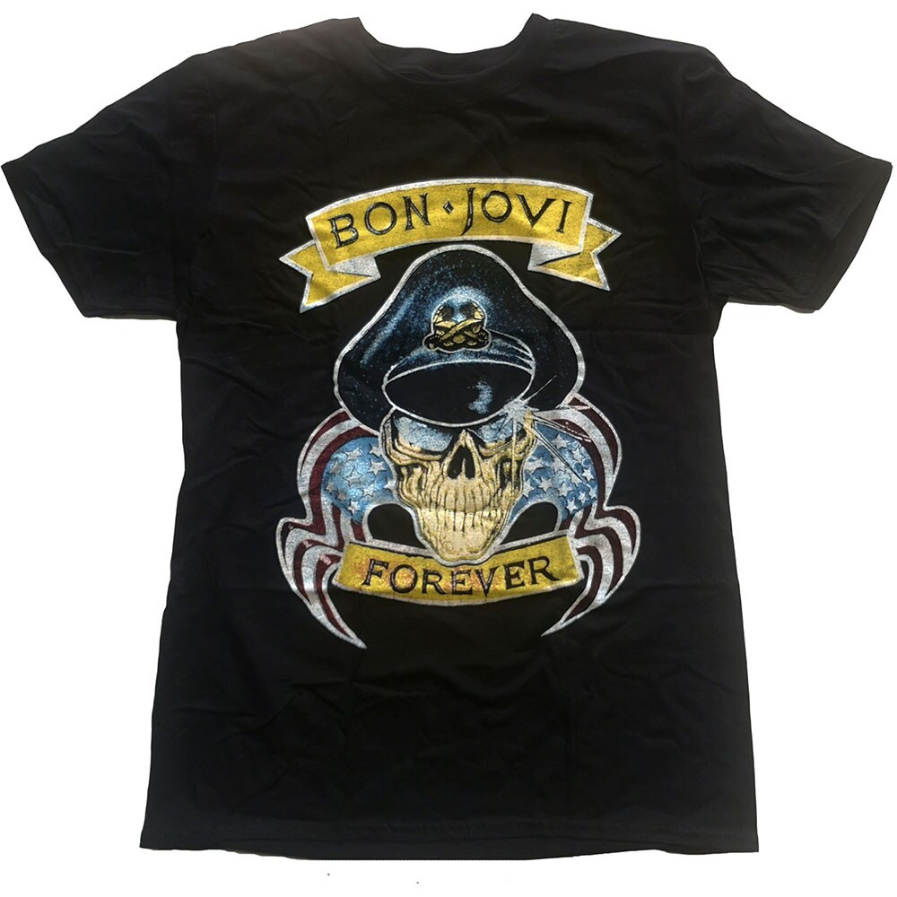 Bon Jovi Unisex T-Shirt: Forever (Medium)