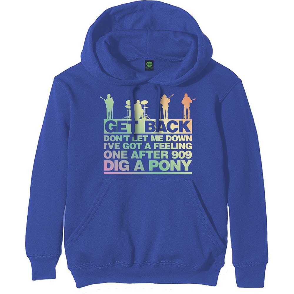 The Beatles Unisex Pullover Hoodie: Get Back Gradient (XX-Large)