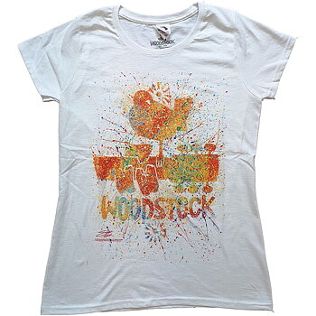 Woodstock t-shirt: Splatter - storlek XS-XXL
