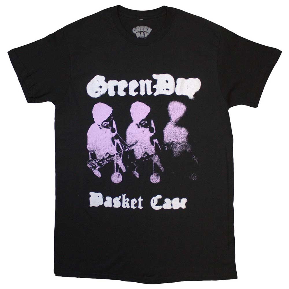 Green Day Unisex T-Shirt: Basket Case (Large)
