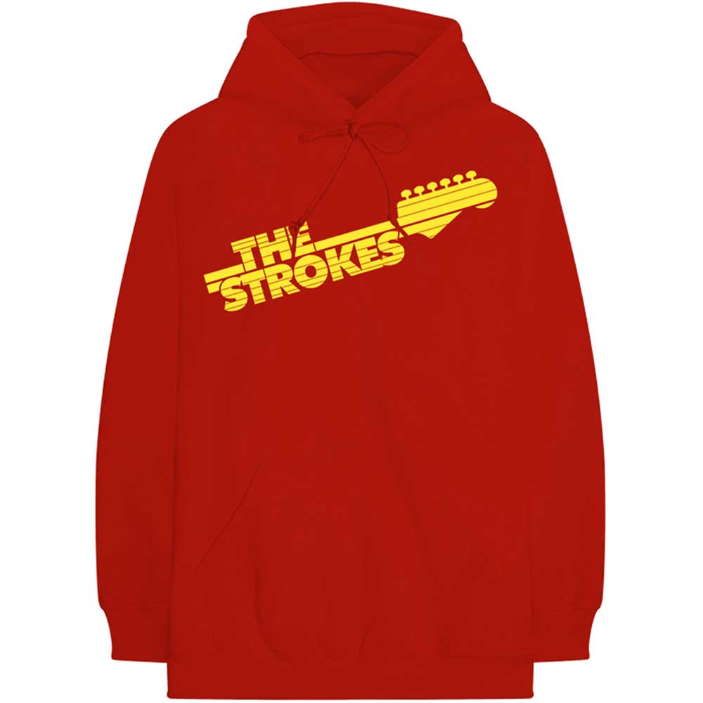 The Strokes Unisex Pullover Hoodie: Guitar Fret Logo (XX-Large)