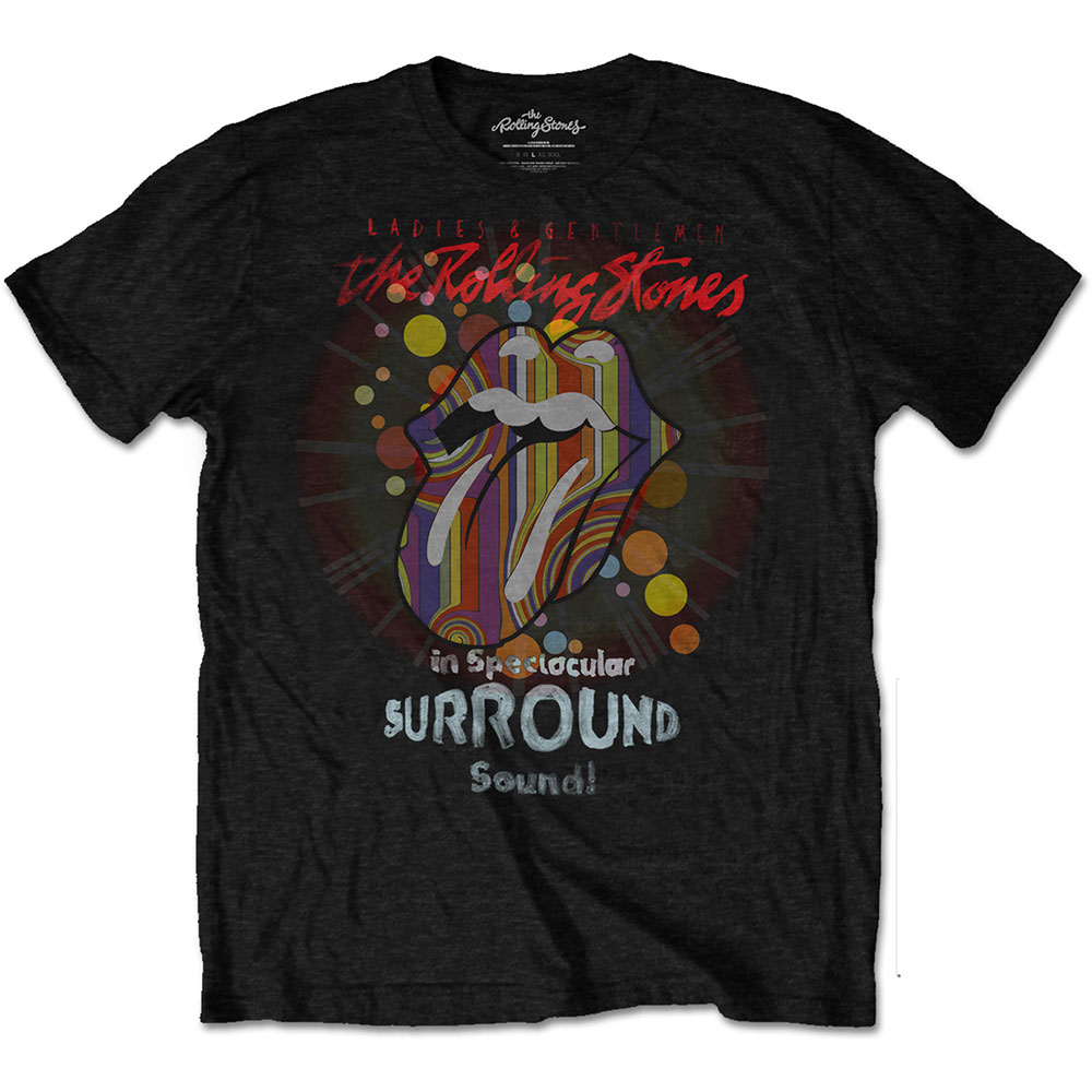 The Rolling Stones Unisex T-Shirt: Trippy Licks (Large)