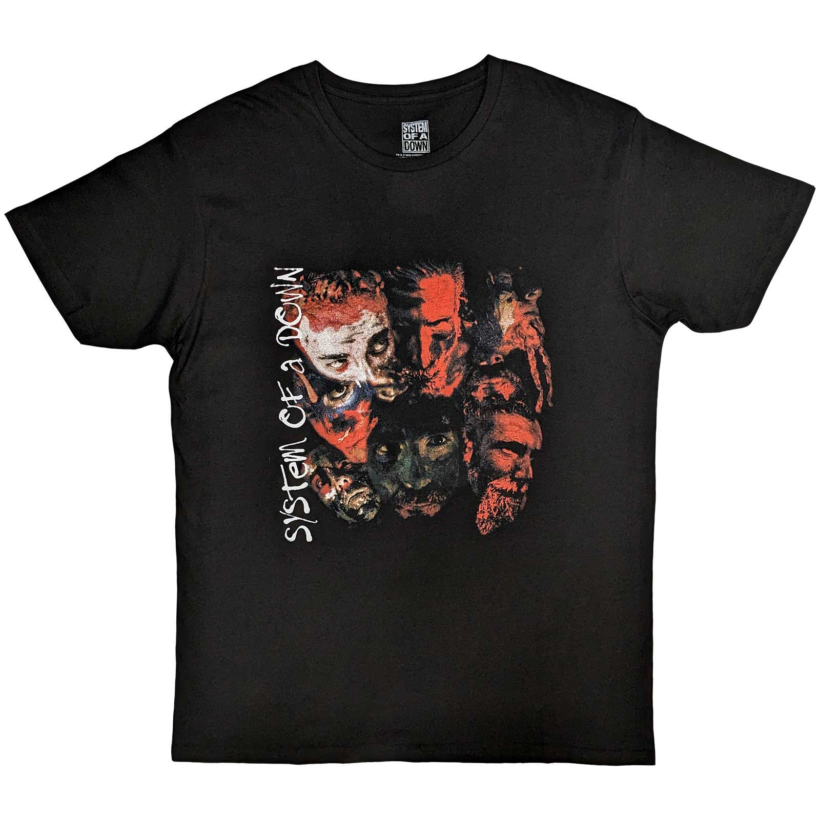 System Of A Down Unisex T-Shirt: Painted Faces (XX-Large)