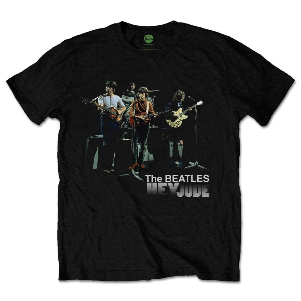 The Beatles Unisex T-Shirt: Hey Jude Version 2 (Large) - 2