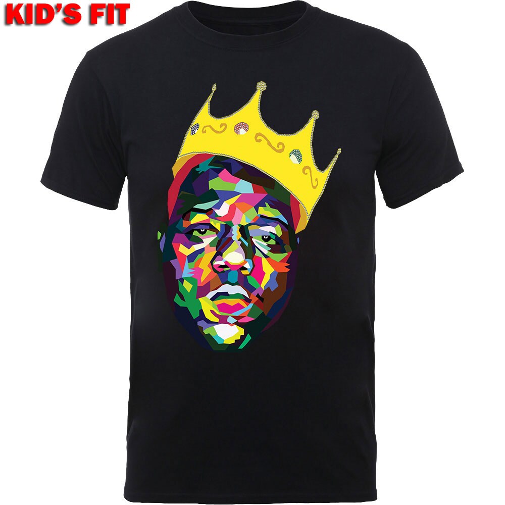 Biggie Smalls Kids T-Shirt: Crown (7-8 Years)