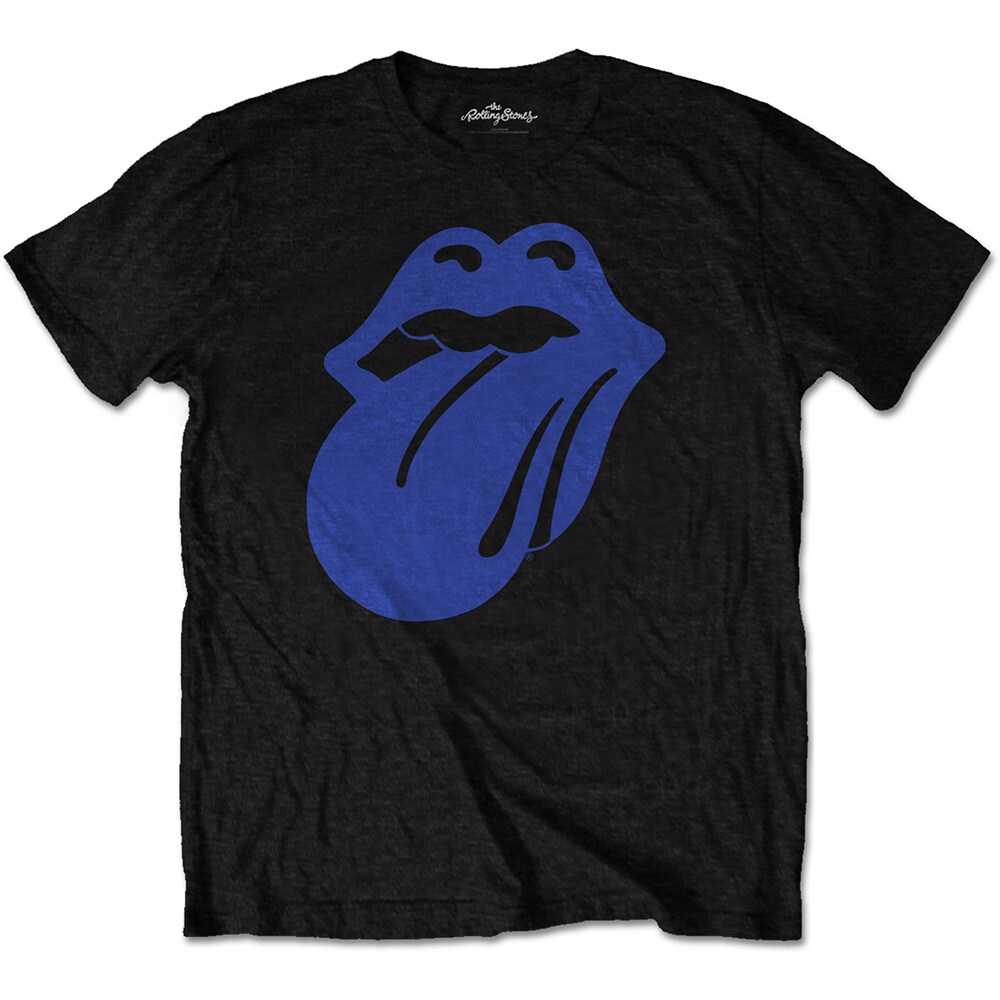The Rolling Stones Unisex T-Shirt: Blue & Lonesome 1972 Logo (Large) - 2