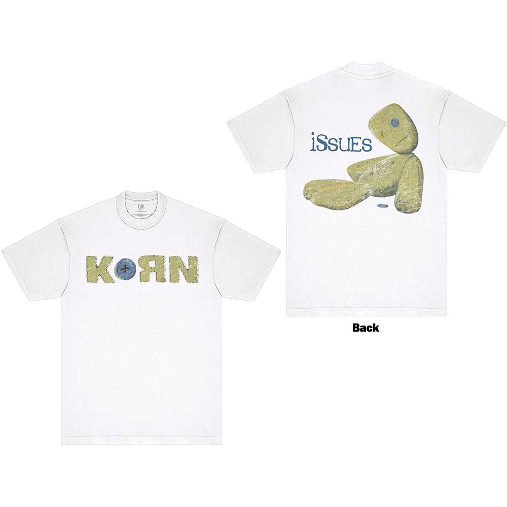 Korn Unisex T-Shirt: Doll Issues (Back Print) (XX-Large)
