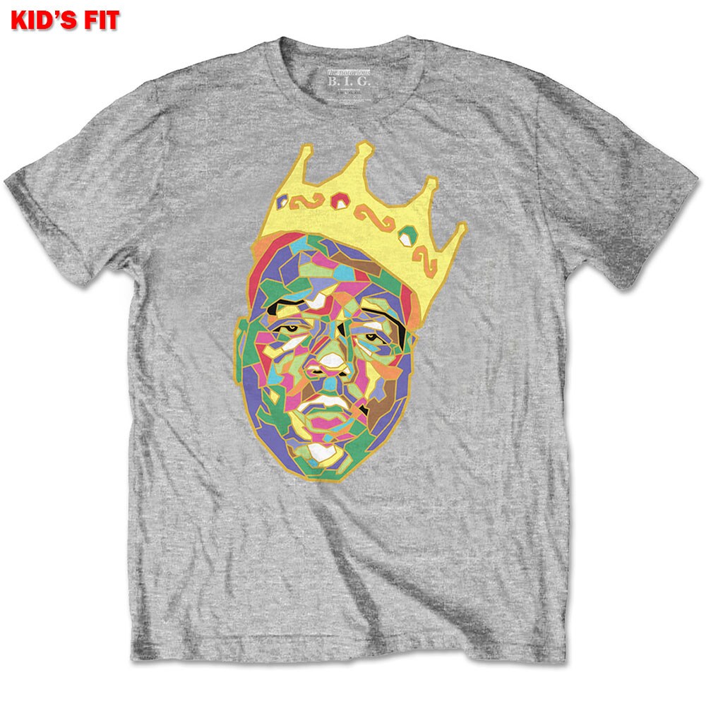 Biggie Smalls Kids T-Shirt: Crown (11-12 Years)
