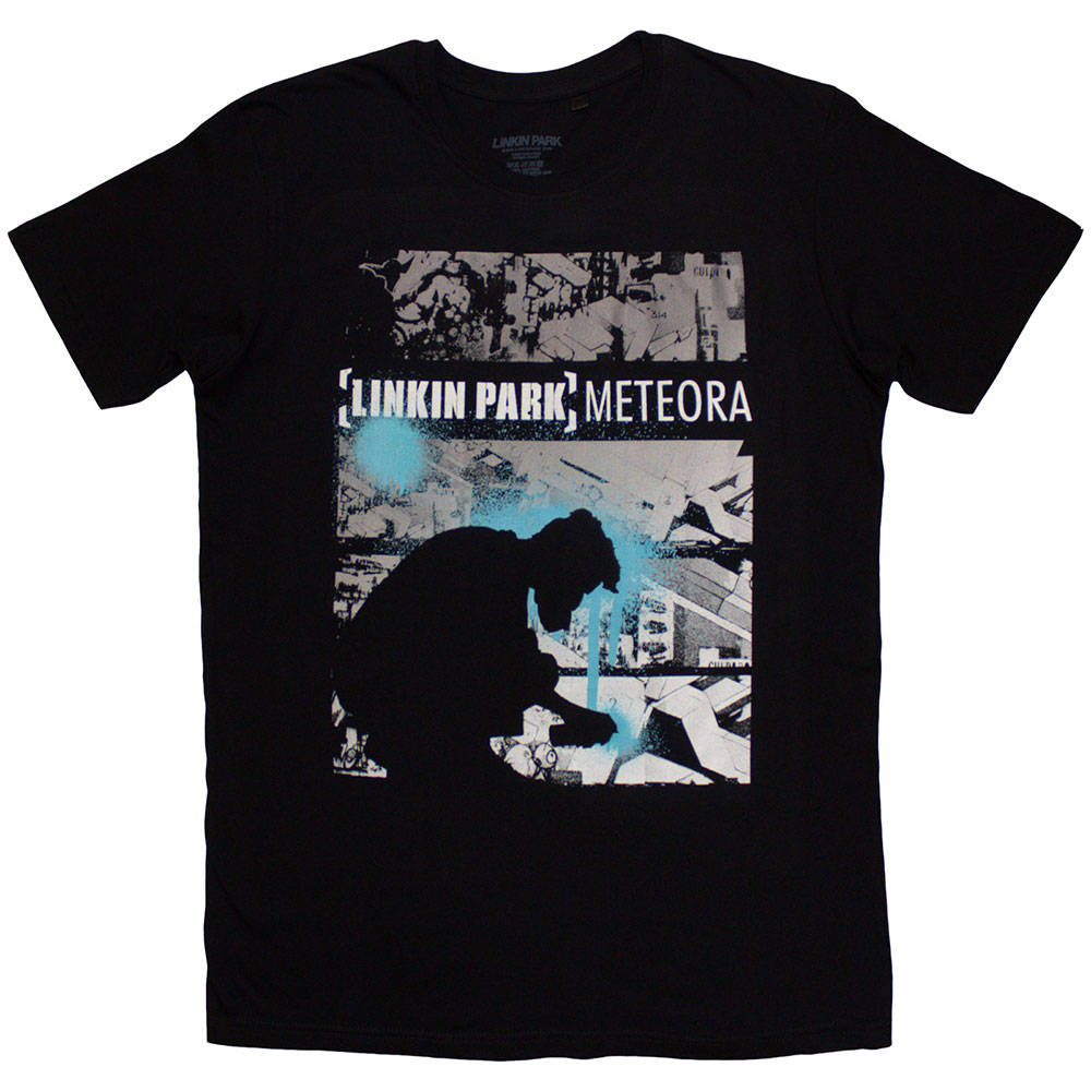 Linkin Park Unisex T-Shirt: Meteora Drip Collage (Small)