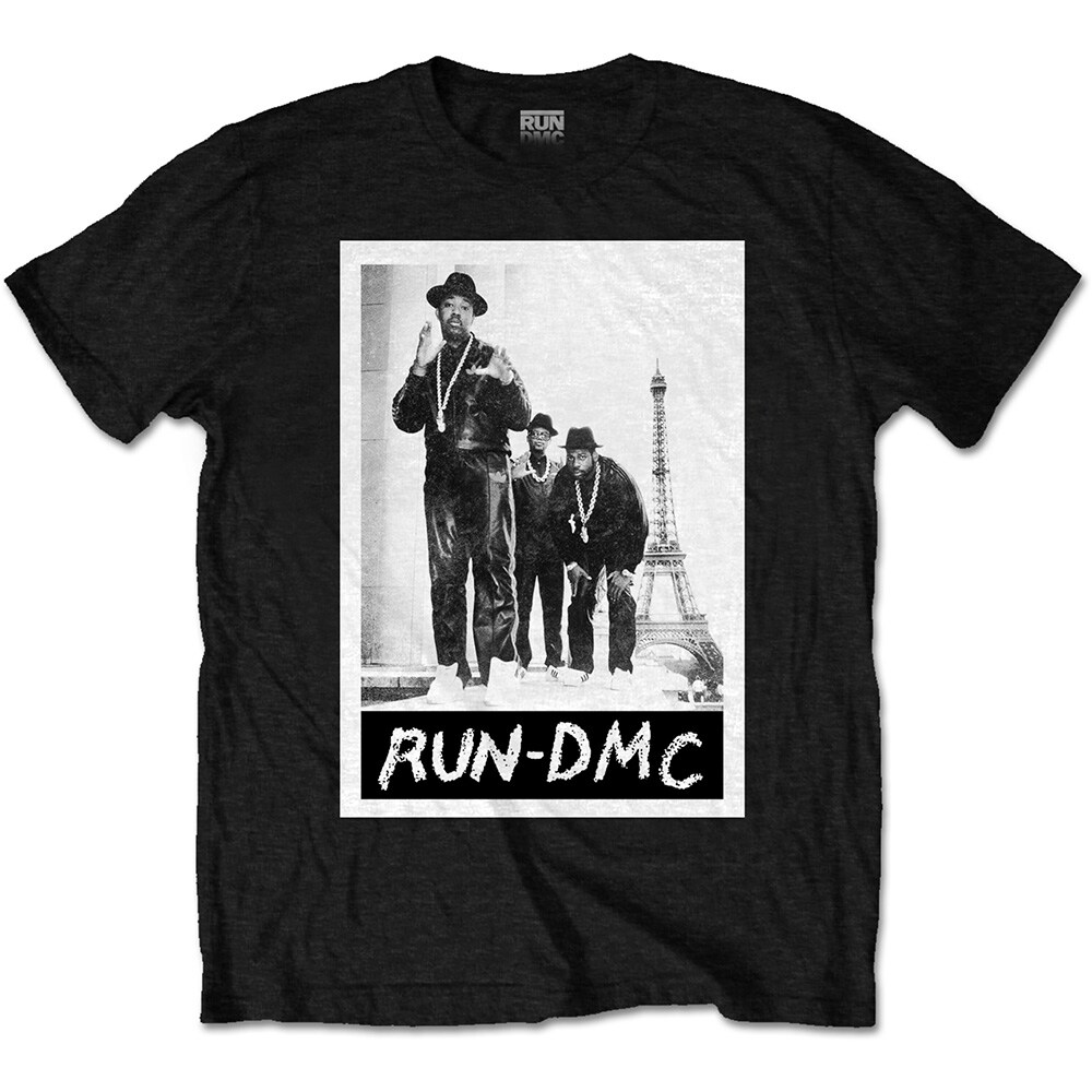 Run DMC Unisex T-Shirt: Paris Photo (Large) - 2