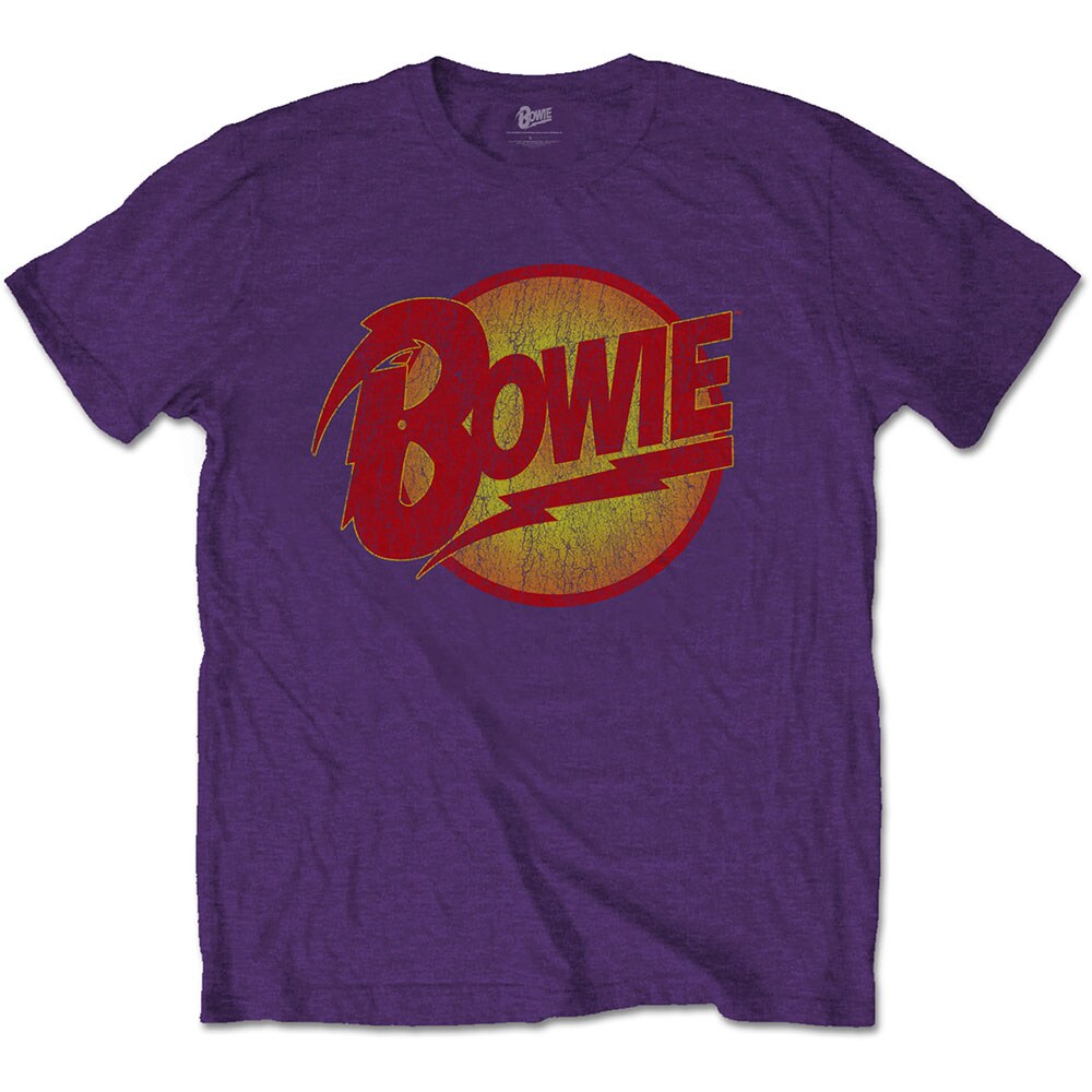 David Bowie Unisex T-Shirt: Vintage Diamond Dogs Logo (XX-Large)