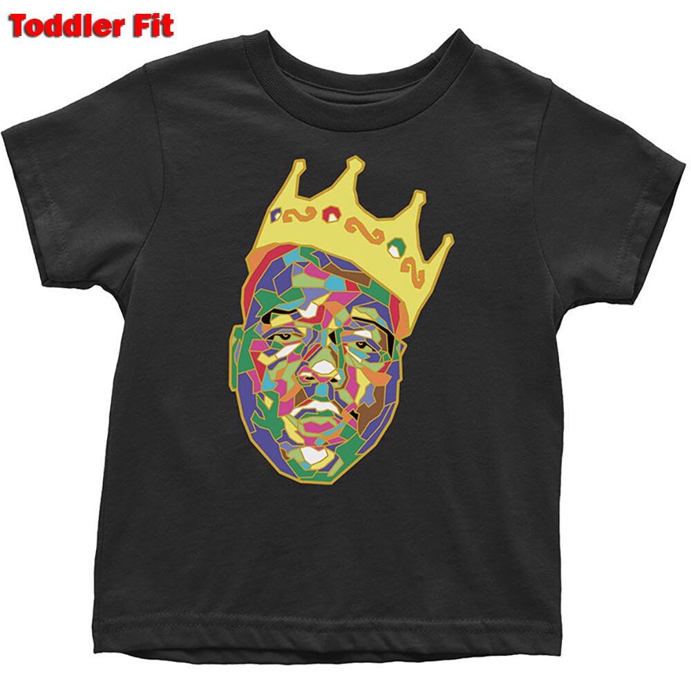 Biggie Smalls Kids Toddler T-Shirt: Crown (2 Years)