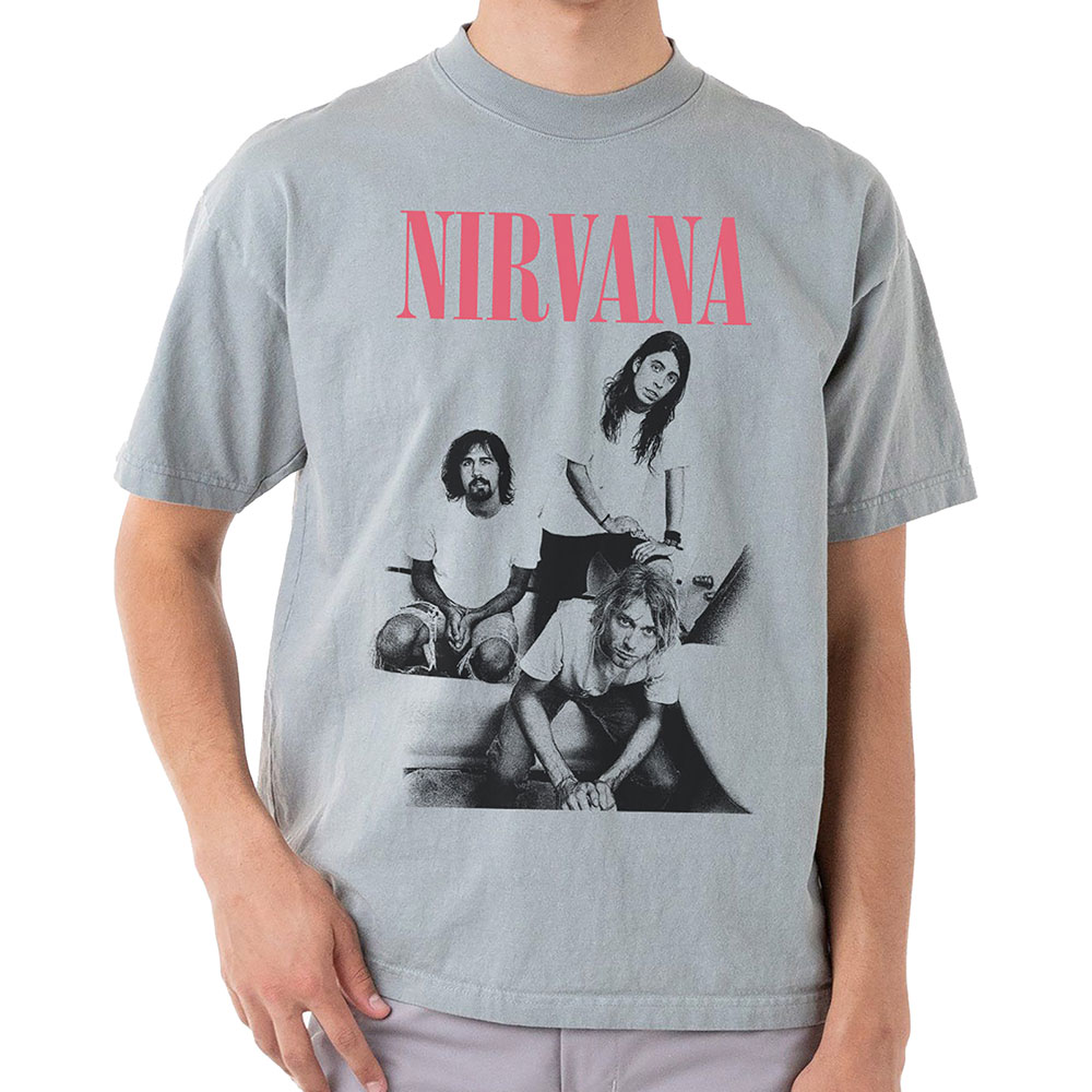Nirvana Unisex T-Shirt: Bathroom Photo (Small)