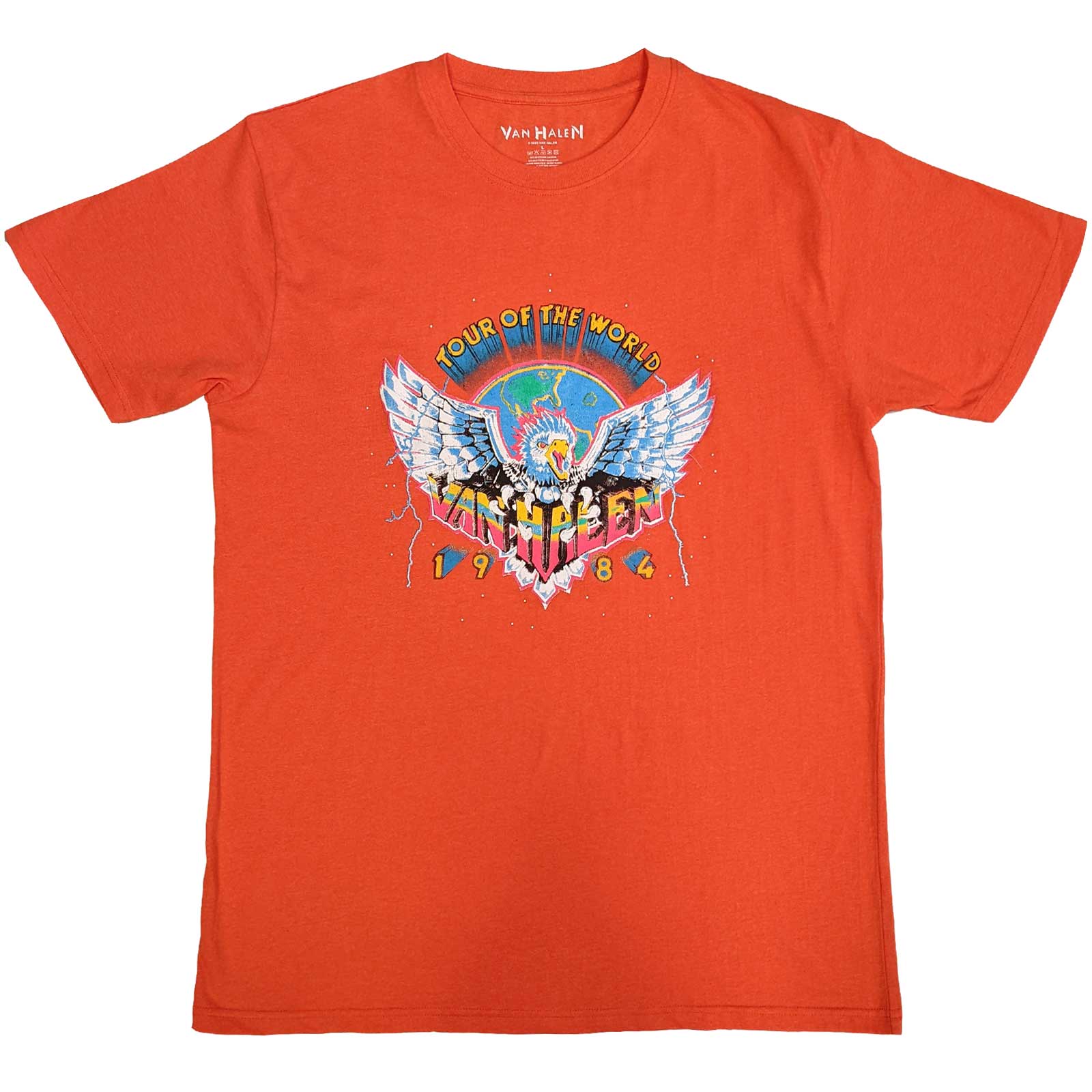 Van Halen Unisex T-Shirt: Eagle '84 (Eco-Friendly) (X-Large)