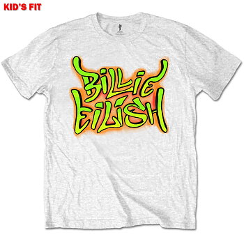 Billie Eilish Kids T-Shirt: Graffiti (9-10 Years)