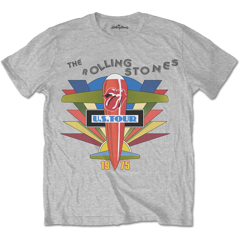 The Rolling Stones Unisex T-Shirt: Retro US Tour 1975 (Large) - 2