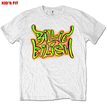 Billie Eilish Kids T-Shirt: Graffiti (13-14 Years)