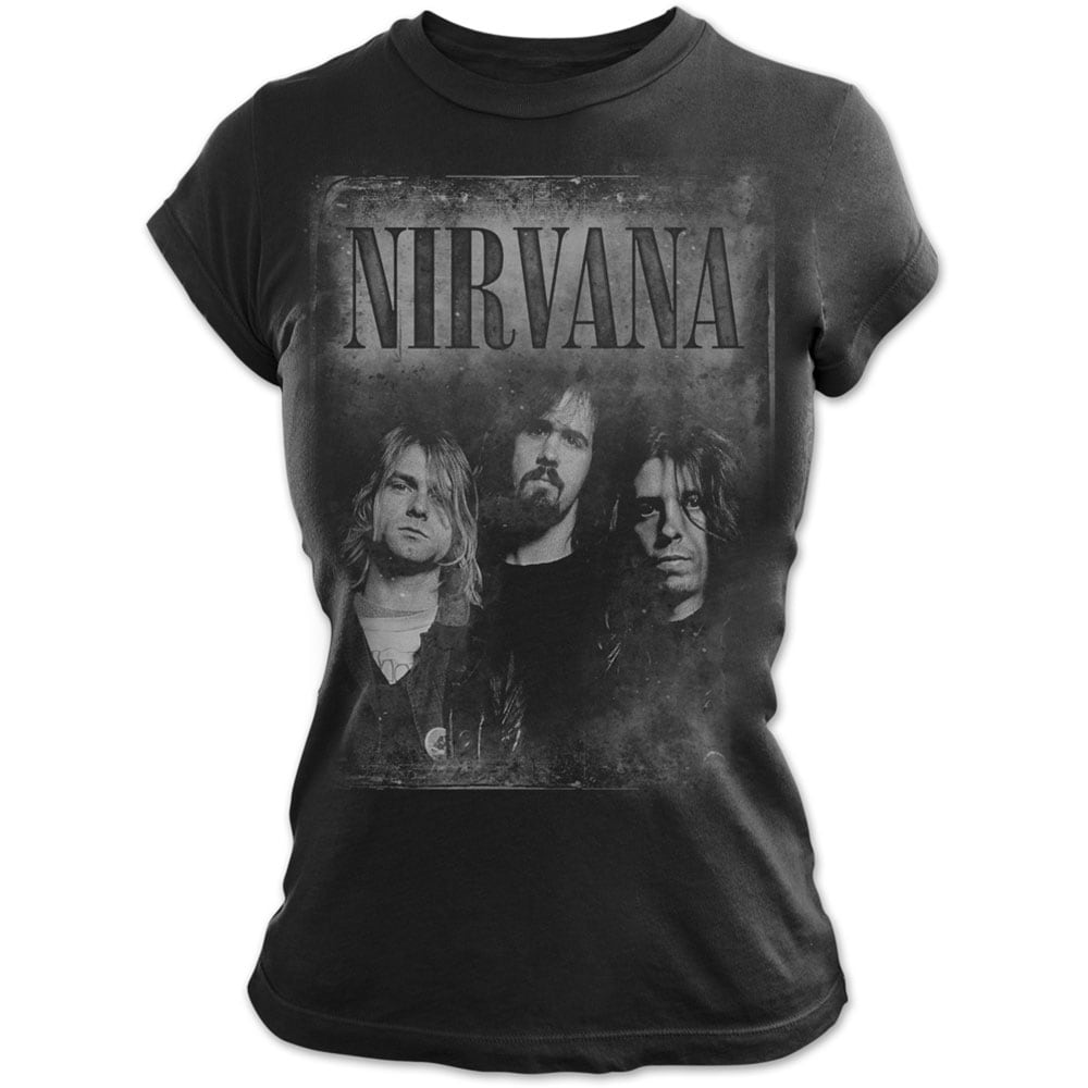 Nirvana Ladies T-Shirt: Faded Faces (XX-Large)