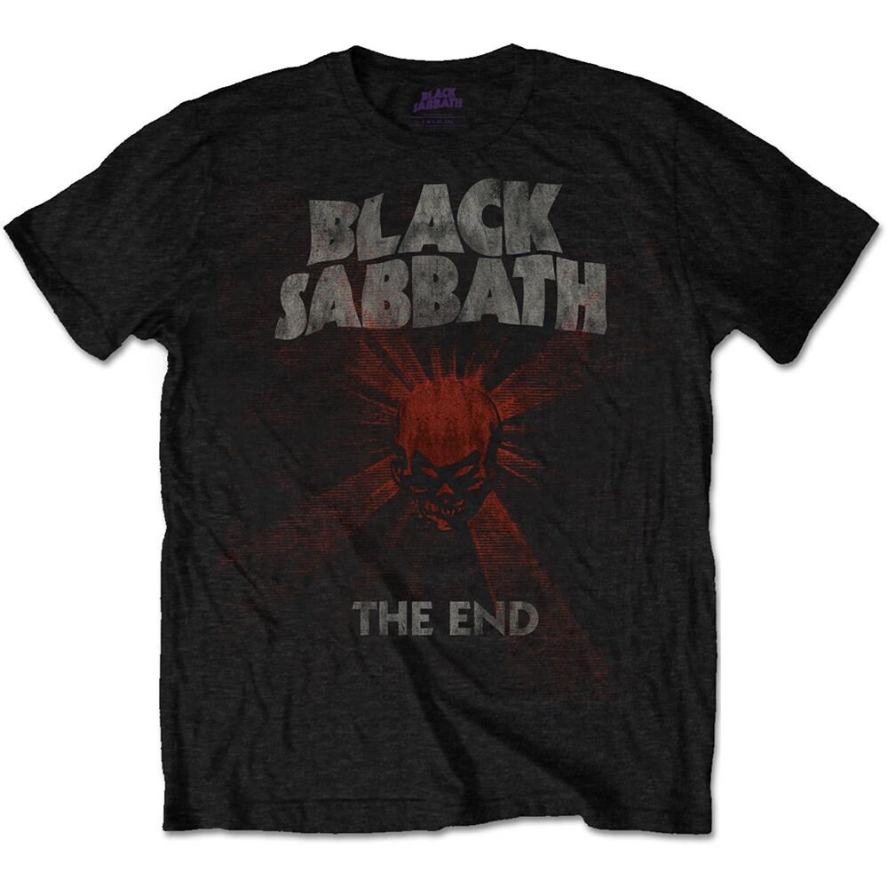 Black Sabbath Unisex T-Shirt: The End Skull Shine (Large) - 2