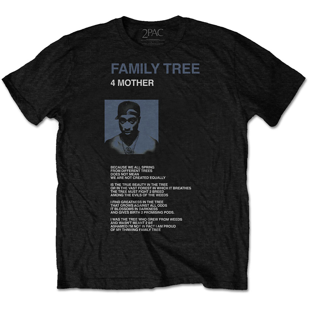 Tupac Unisex T-Shirt: Family Tree (Medium)