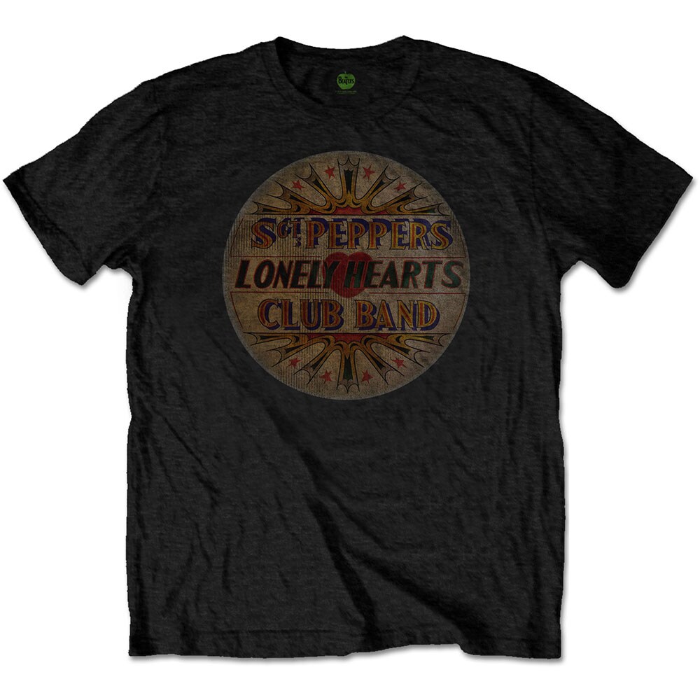 The Beatles Unisex T-Shirt: Vintage Drum Head (Large) - 2