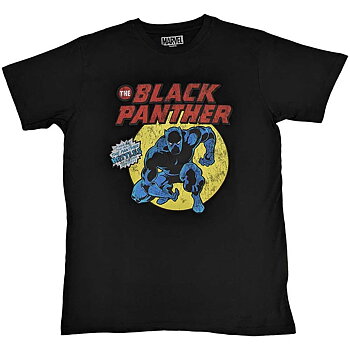 Marvel Comics Unisex T-Shirt: Black Panther Retro Comic (Small)