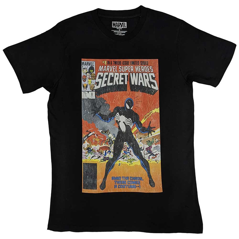 Marvel Comics Unisex T-Shirt: Spiderman Secret Wars (Small)