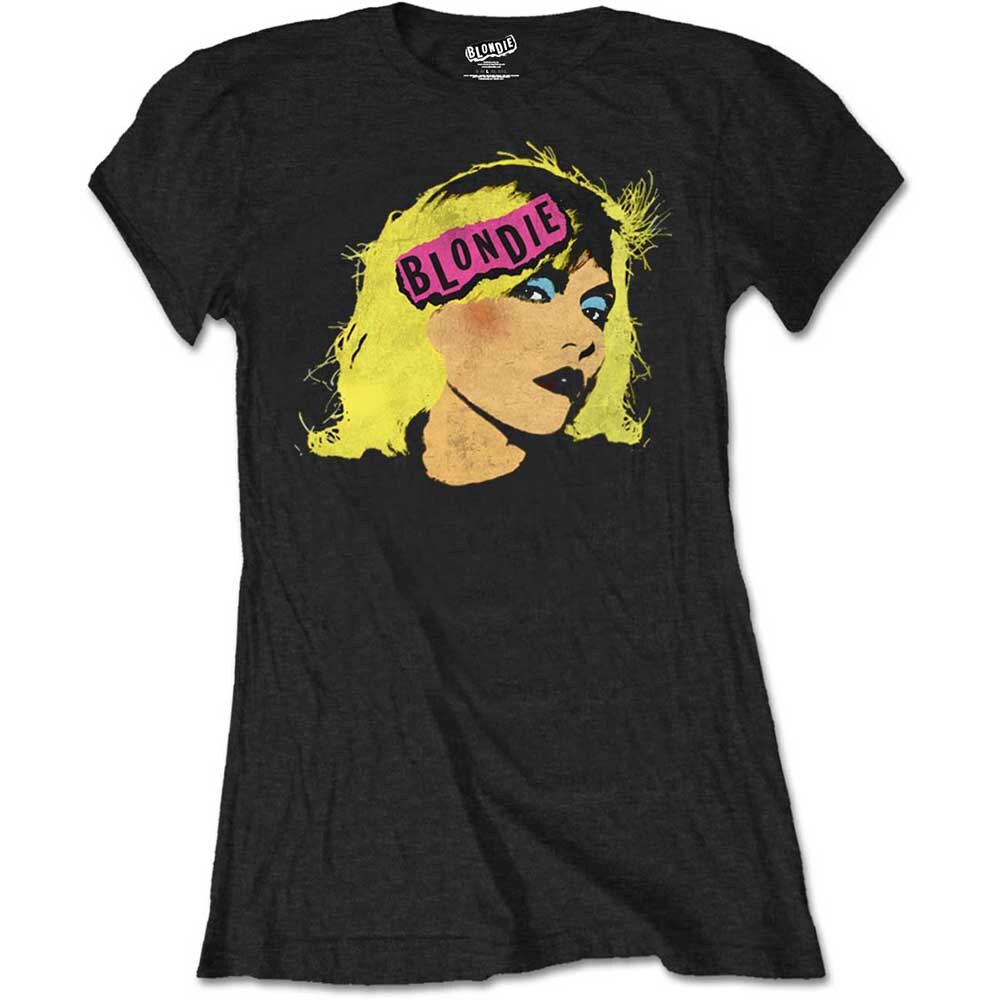 Blondie Ladies T-Shirt: Punk Logo (Retail Pack) (Small)